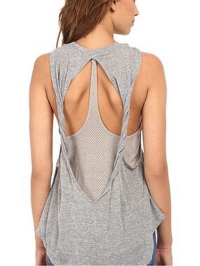 Free People Jersey Twist Back Tank Top